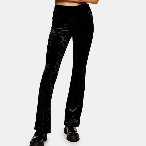 **sold**💄 The Limited - EUC Vintage Crushed Velvet Pants - Picture 8 of 13